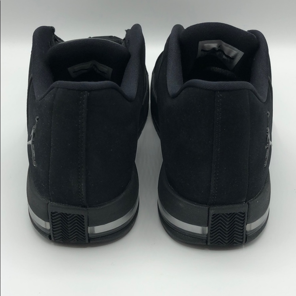 Jordan TE 2 Low Triple Black Basketball Shoes - Picture 6 of 10